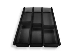 SOTECH Cuisio Besteckeinsatz 400 mm Höhe 55 mm Transluzent Anthrazit Für Blum Legrabox 473 mm