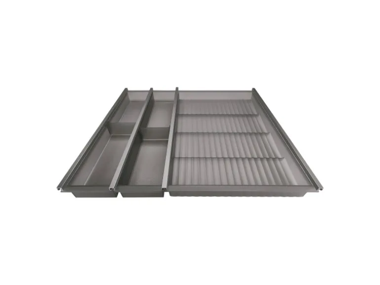 SOTECH Cuisio Gewürzeinsatz Höhe 55 mm Transluzent Graphitgrau Für Blum Legrabox 473 mm mit Korpusbreite 600 mm