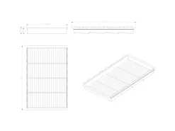 SOTECH Cuisio Gewürzeinsatz Höhe 55 mm Transluzent Graphitgrau Für Blum Legrabox 473 mm mit Korpusbreite 600 mm
