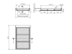 SOTECH Gewürzgläsereinsatz SEPARADO Schiefergrau 300 x 474 x 51 mm Ab 40er Korpusbreite