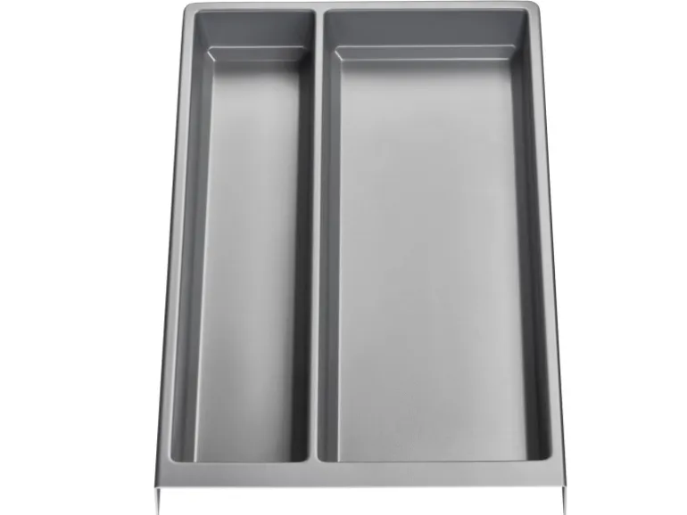 SOTECH Mehrzweckeinsatz SEPARADO Individual Silbergrau Genarbt 300 x 474 x 51 mm Schubladeneinsatz Ab 40cm Schrankbreite