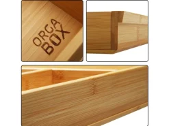 SOTECH ORGA-BOX 3 Bambus Besteckeinsatz Für 100er Schublade 473x897x56 mm 11 Fächer Für Nobilia Küchen Ab August 2012