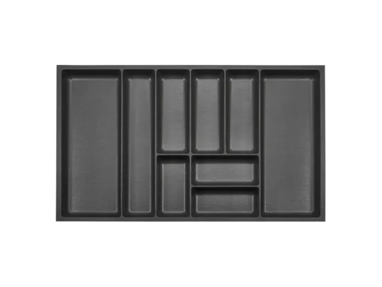 SOTECH ORGA-BOX-3 Besteckeinsätze Tiefe 473 mm Höhe 50,5 mm Anthrazit Schubladeneinsätze Breite 791 mm
