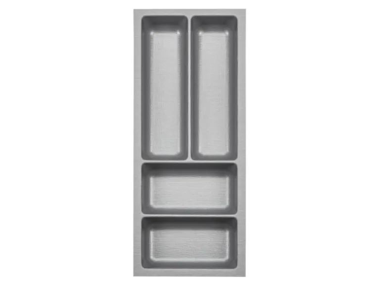 SOTECH ORGA-BOX-3 Besteckeinsätze Tiefe 473 mm Höhe 50,5 mm Silbergrau Schubladeneinsätze Breite 191 mm