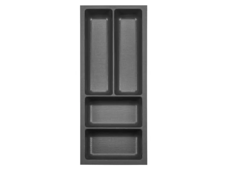 SOTECH ORGA-BOX-3 Besteckeinsätze Tiefe 473 mm Höhe 50,5 mm Anthrazit Schubladeneinsätze Breite 191 mm