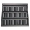 SOTECH ORGA-BOX Gewürzgläsereinsatz 510 x 480 x 28 mm Silbergrau Gewürzdoseneinsatz Für 60er Korpusbreite