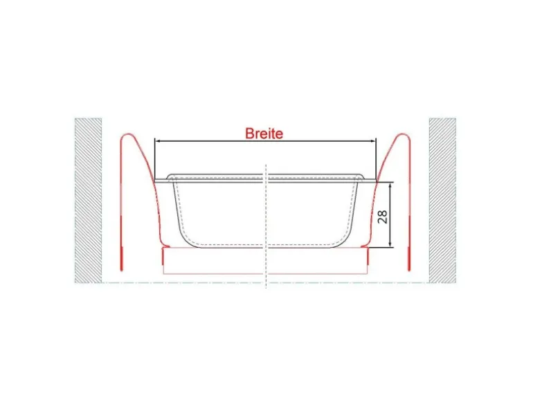SOTECH ORGA-BOX Gewürzgläsereinsatz 526 x 474 x 28 mm Schiefergrau Gewürzdoseneinsatz Für 60er Korpusbreite