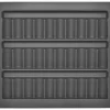 SOTECH ORGA-BOX Gewürzgläsereinsatz Gewürzdoseneinsatz 513 x 28 x 473 mm Oriongrau Für Blum 60er Korpusbreite