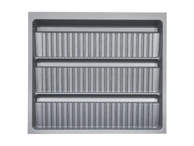 SOTECH ORGA-BOX-3 Gewürzgläsereinsatz Tiefe 473 mm Höhe 50,5 mm Silbergrau Schubladeneinsätze Breite 491 mm