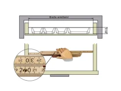 SOTECH ORGA-BOX-2 Gewürzgläsereinsatz Tiefe 462mm Höhe 50,5mm Für Nobilia Küchen Canvas Struktur Silbergrau Breite 509mm