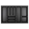 SOTECH Orga-Box I Besteckeinsatz Lavagrau 800 mm Höhe 55 mm Für Blum Tandembox und ModernBox