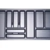 SOTECH Orga-Box I Besteckeinsatz Silbergrau 1000 mm Höhe 55 mm Für Blum Tandembox und ModernBox