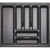 SOTECH Orga-Box I Besteckeinsatz Lavagrau 600 mm Höhe 55 mm Für Blum Tandembox und ModernBox