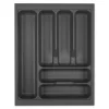 SOTECH Orga-Box I Besteckeinsatz Oriongrau 450 mm Höhe 55 mm Antirutschbeschichtung Für Blum Tandembox und ModernBox