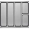 SOTECH ORGA-BOX I Mehrzweckeinsatz Besteckeinsatz 519 x 50 x 473 mm Silbergrau Für Blum 60er Korpusbreite