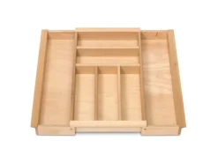 SOTECH ORGA-BOX III Buche Besteckeinsatz Ausziehbar 40-60 cm Höhe 56 mm Für Nobilia Ab 2013 Pronorm und Brigitte Küchen