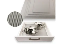 SOTECH Schubladenmatte Orga Grip Einlegematte 1082 mm Silbergrau Für Blum Schublade