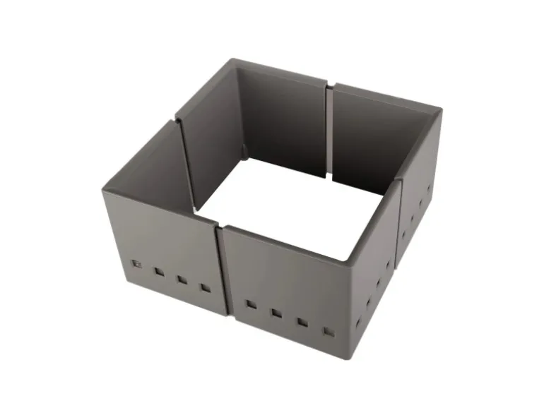 SOTECH 1x Organisationsrahmen CuisioFlex 129 mm Höhe Stufenlos Verstellbar von 236 - 386 mm inkl. Anti-Rutsch-Füße