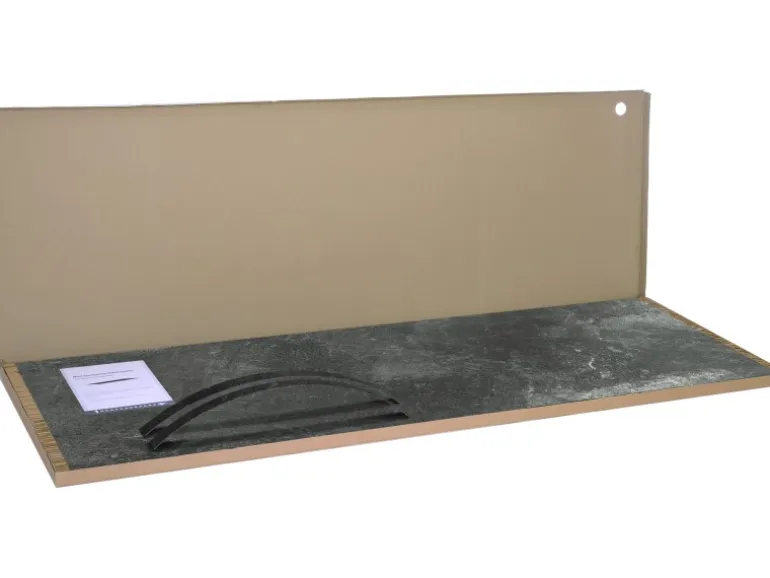 Sprela Arbeitsplatten Beton Schwarz 2,8 cm x 186 cm x 63,5 cm FSC®