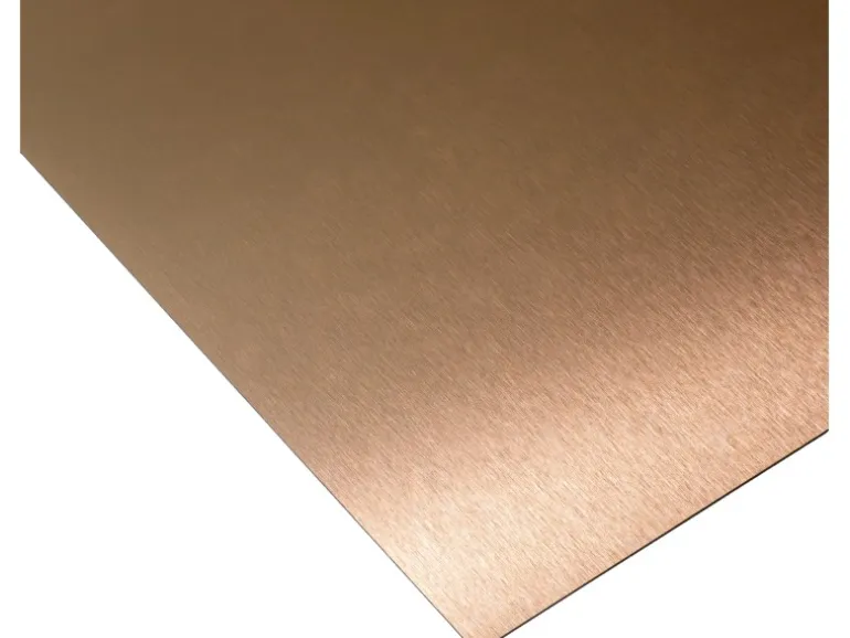 Sprela Rückwandkompaktplatte Kupfer-Edelstahl 2 mm x 119,6 cm x 55 cm