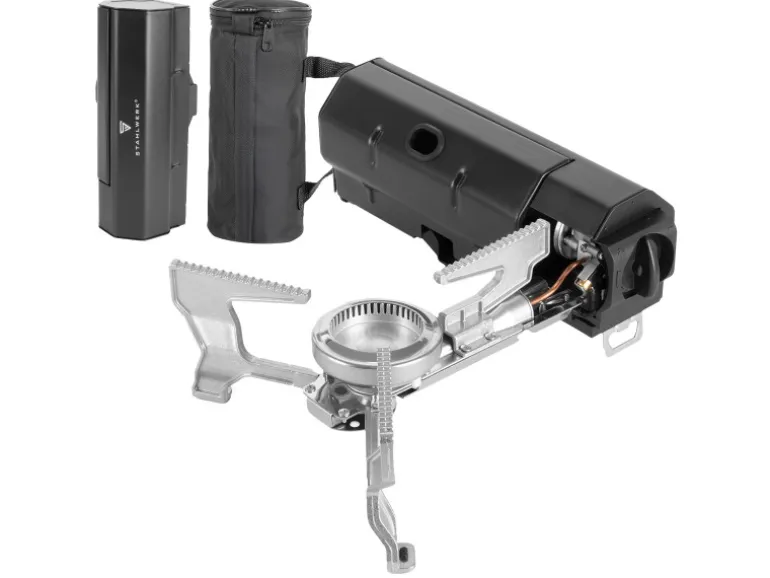 STAHLWERK Campingkocher Faltbar Klappbarer Gaskocher Outdoor Butangas Kocher