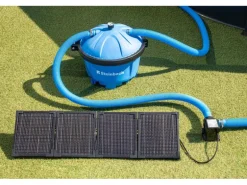 Steinbach Zirkulationspumpe mit PV-Panel