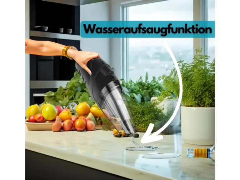Steinborg SB-1031 Akku-Handstaubsauger mit Tasche 6500 Pa