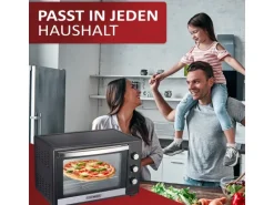 Steinborg SB-3006 Backofen 60 Liter 2000 Watt Schwarz