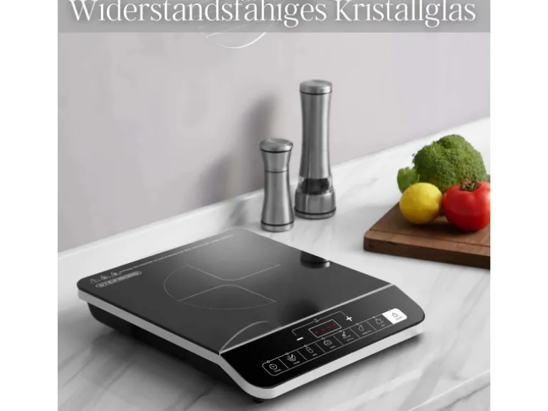 Steinborg SB-2191 Einzelne Induktionskochplatte mit Automatikprogramme 2000W