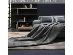 Steinborg SB-9522 Heizdecke mit Timer 9 Temperaturstufen 180x130 cm
