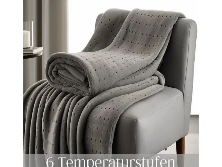 Steinborg SB-9521 Heizdecke mit Timer 6 Temperaturstufen 150x80 cm