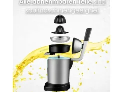 Steinborg SB-7051 Zitruspresse Saftpresse Edelstahlgehäuse 800 Watt