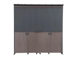 Sunjoy Gartenhaus Mambo für Outdoor Küche 94 cm x 220 cm Anthrazit