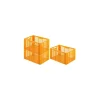 SuperSparSet 3 x Eurobehälter Bäcker- und Konditorenkasten HxBxT 34,9 x 40 x 60 70 Liter Gelb-Orange Brötchenkiste Sstapelbare Bäckerkiste