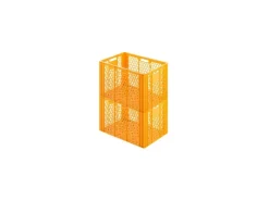 SuperSparSet 2 x Eurobehälter Bäcker- und Konditorenkasten HxBxT 42,1 x 40 x 60 85 Liter Gelb-Orange Brötchenkiste Sstapelbare Bäckerkiste