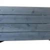 T & J Sunny Blumenkasten Grau lasiert ca. L 58 x B 29 x H 31,5 cm