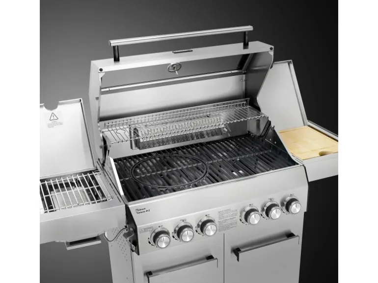 Taino Platinum Yamara 4+2 Gasgrill Edelstahl 4 Brenner Sear-Burner Backburner