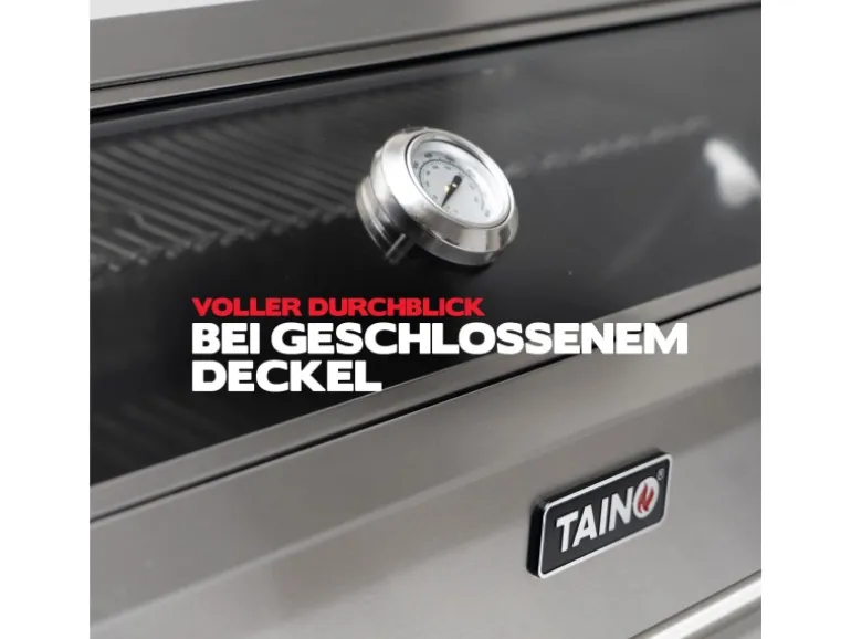 Taino Platinum Yamara 4+2 Gasgrill Edelstahl 4 Brenner Sear-Burner Backburner