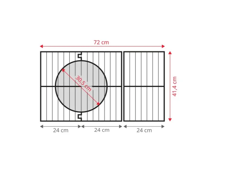 Taino Platinum Yamara 4+2 Gasgrill Set mit Haube Edelstahl 4 Brenner Sear-Burner Backburner