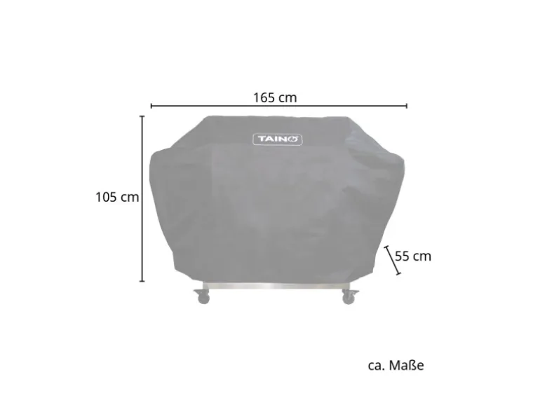 Taino Platinum Yamara 6+2 Set Mit Haube Gasgrill Edelstahl 6 Brenner Sear-Burner Backburner