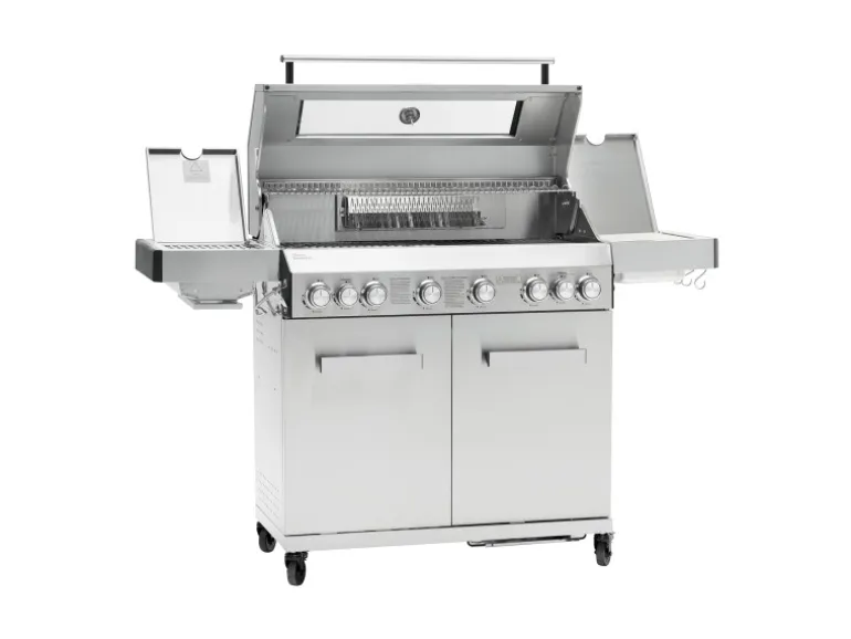 Taino Platinum Yamara 6+2 Set Mit Haube Gasgrill Edelstahl 6 Brenner Sear-Burner Backburner