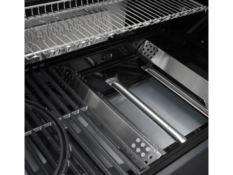 Taino Platinum Yamara Dark 6+2 Gasgrill Set Mit Haube Stahl 6 Brenner Sear-Burner Backburner