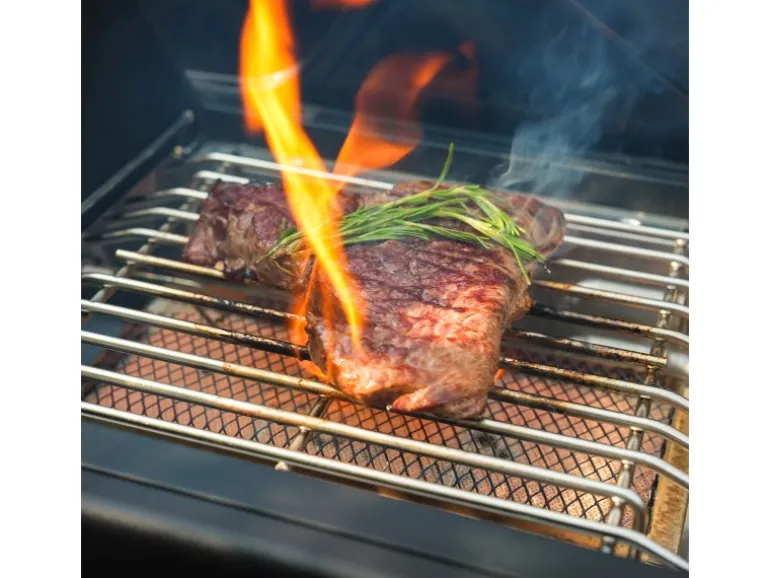 Taino Platinum Yamara Dark 6+2 Gasgrill Set Mit Haube Stahl 6 Brenner Sear-Burner Backburner