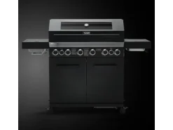 Taino Platinum Yamara Dark 6+2 Gasgrill Stahl 6 Brenner Sear-Burner Backburner