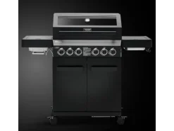 Taino Platinum Yamara Dark 4+2 Gasgrill Stahl 4 Brenner Sear-Burner Backburner