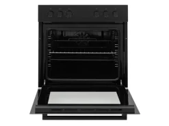 Telefunken Einbauherd-Set Backofen mit Grill und Umluft 65 Liter Vap-Clean ECH65A-B2