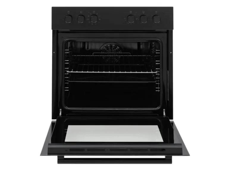 Telefunken Einbauherd-Set Backofen mit Grill und Umluft 65 Liter Vap-Clean ECH65A-B2