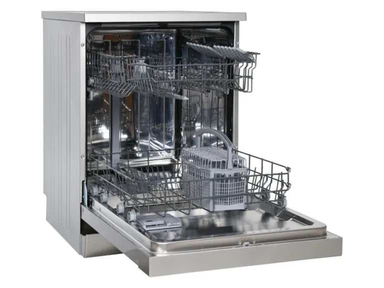 Telefunken Geschirrspüler Freistehend 60 cm Spülmaschine Silber 12 Maßgedecke 6 Programme AquaStop Eco GFS6012DI