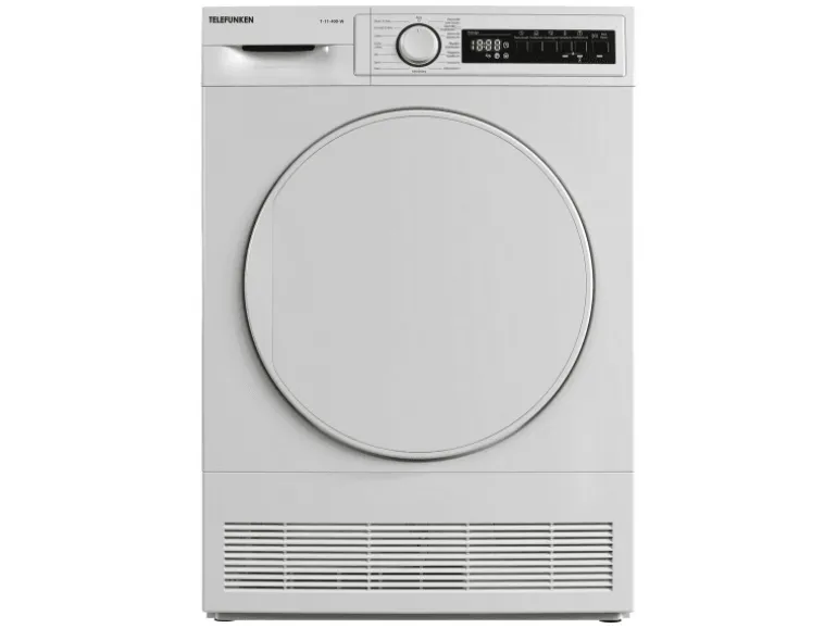 Telefunken Kondenstrockner 7kg mit 15 Programmen Knitterschutz Startzeitvorwahl T-11-400-W