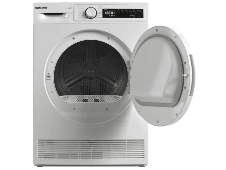 Telefunken Kondenstrockner 7kg mit 15 Programmen Knitterschutz Startzeitvorwahl T-11-400-W
